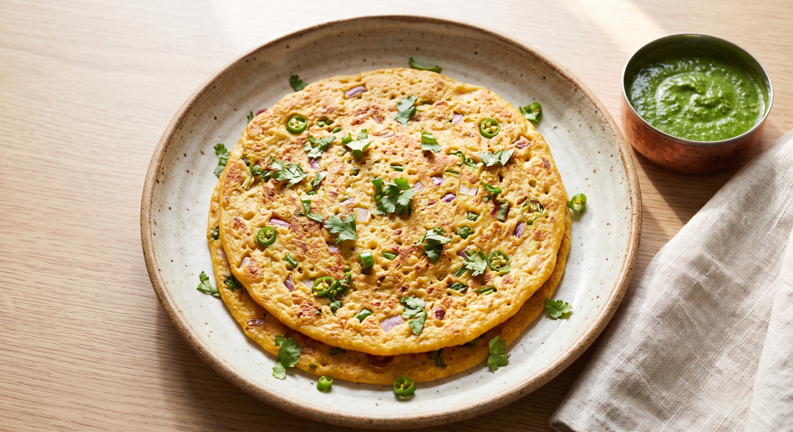 moong dal chilla