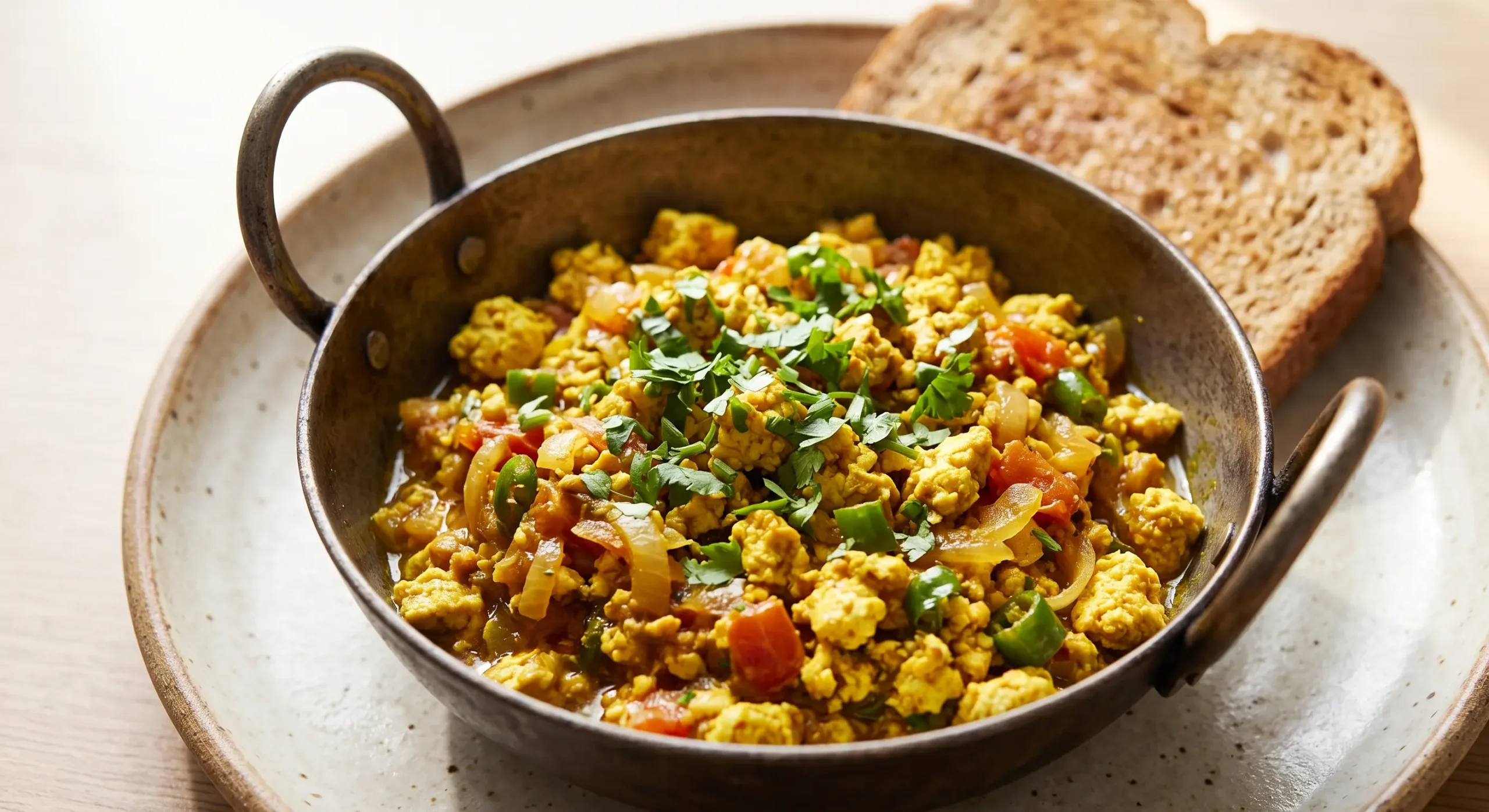 quick high protein recipes vegetarian| Tofu Bhurji (Scrambled Tofu)
