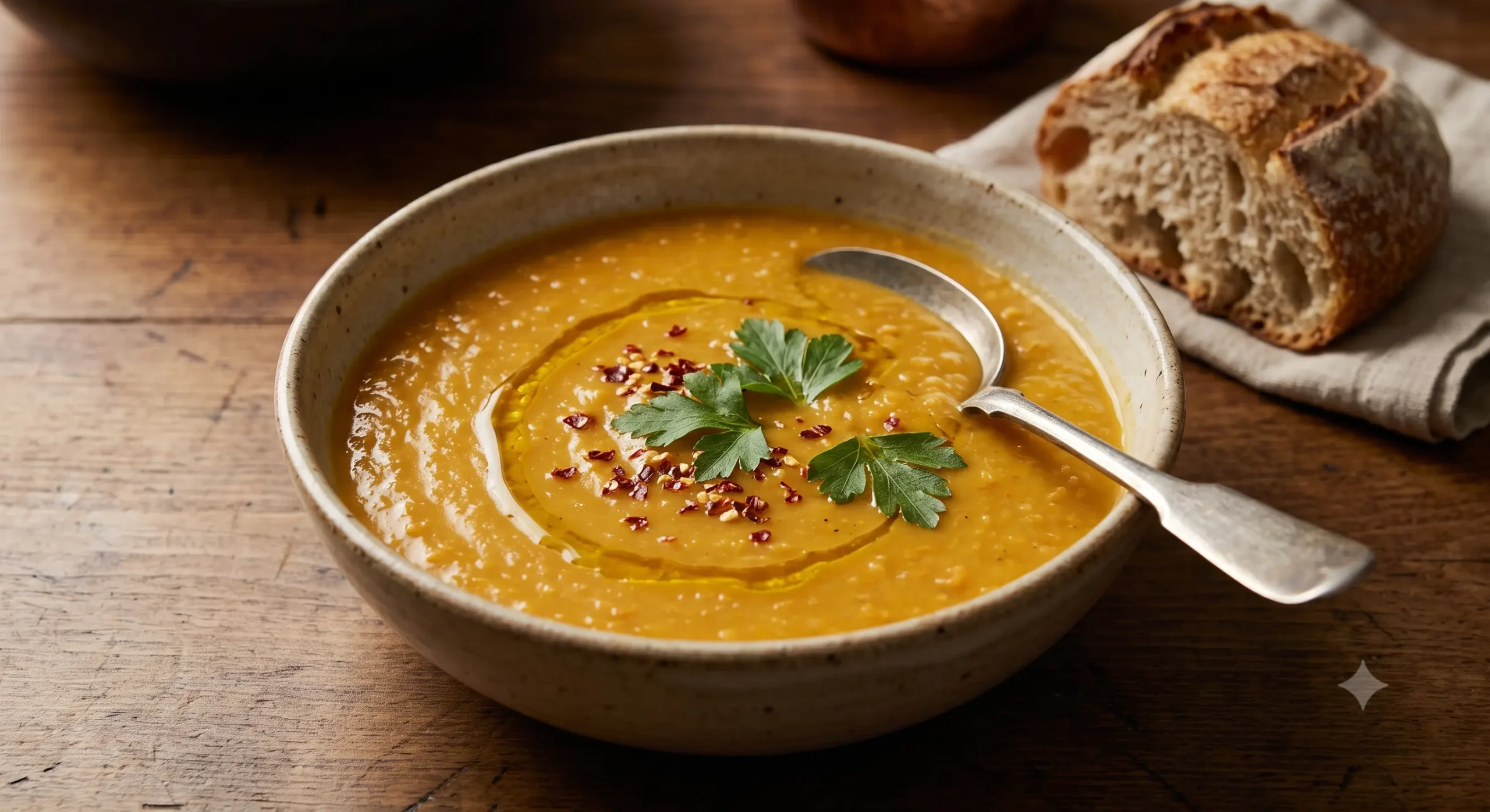 quick high protein recipes vegetarian| Lentil Soup (Masoor Dal Soup)
