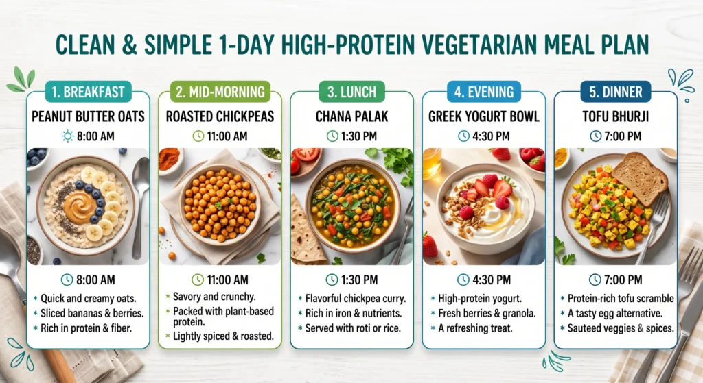 high protein vegetarian meals for weight loss