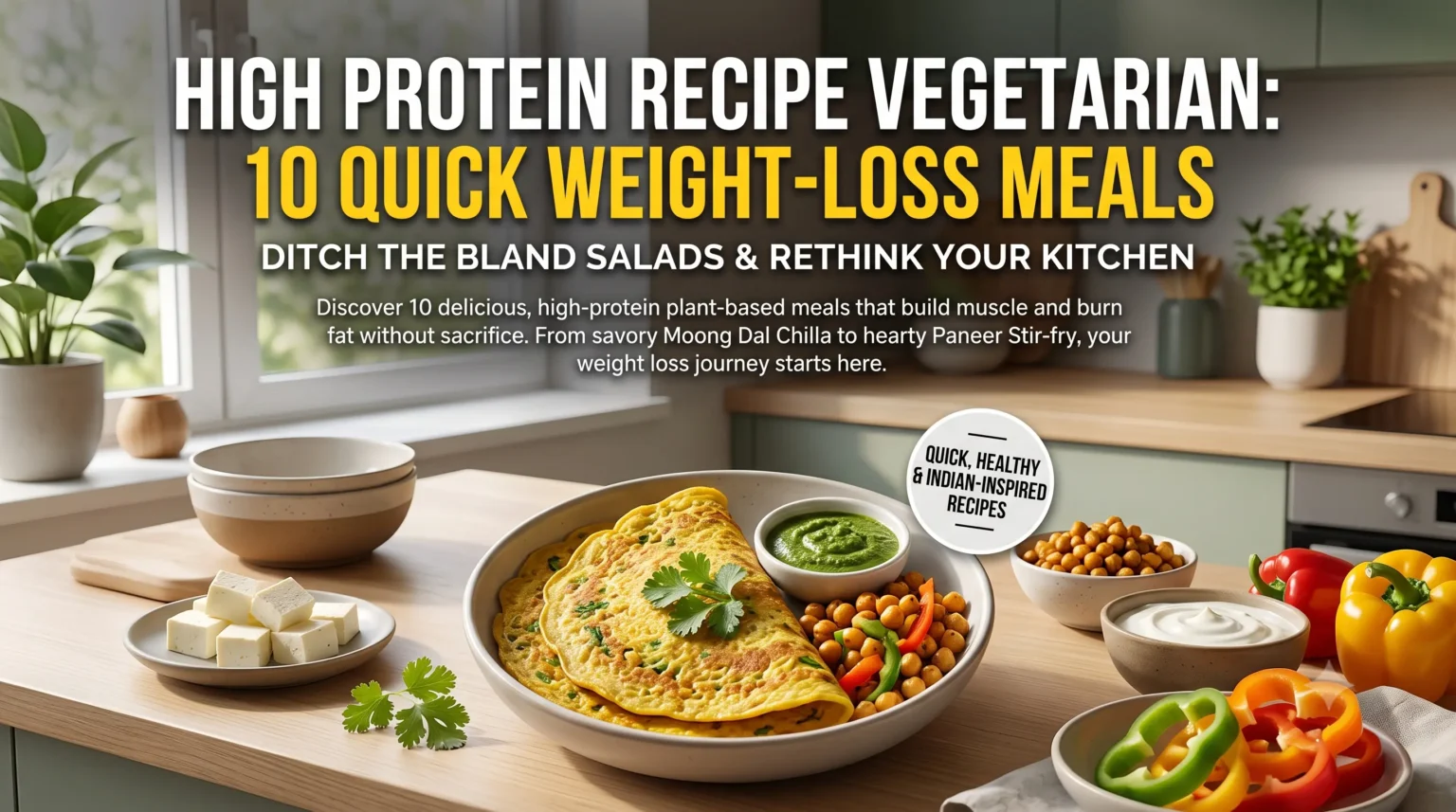 High Protein Recipe Vegetarian.