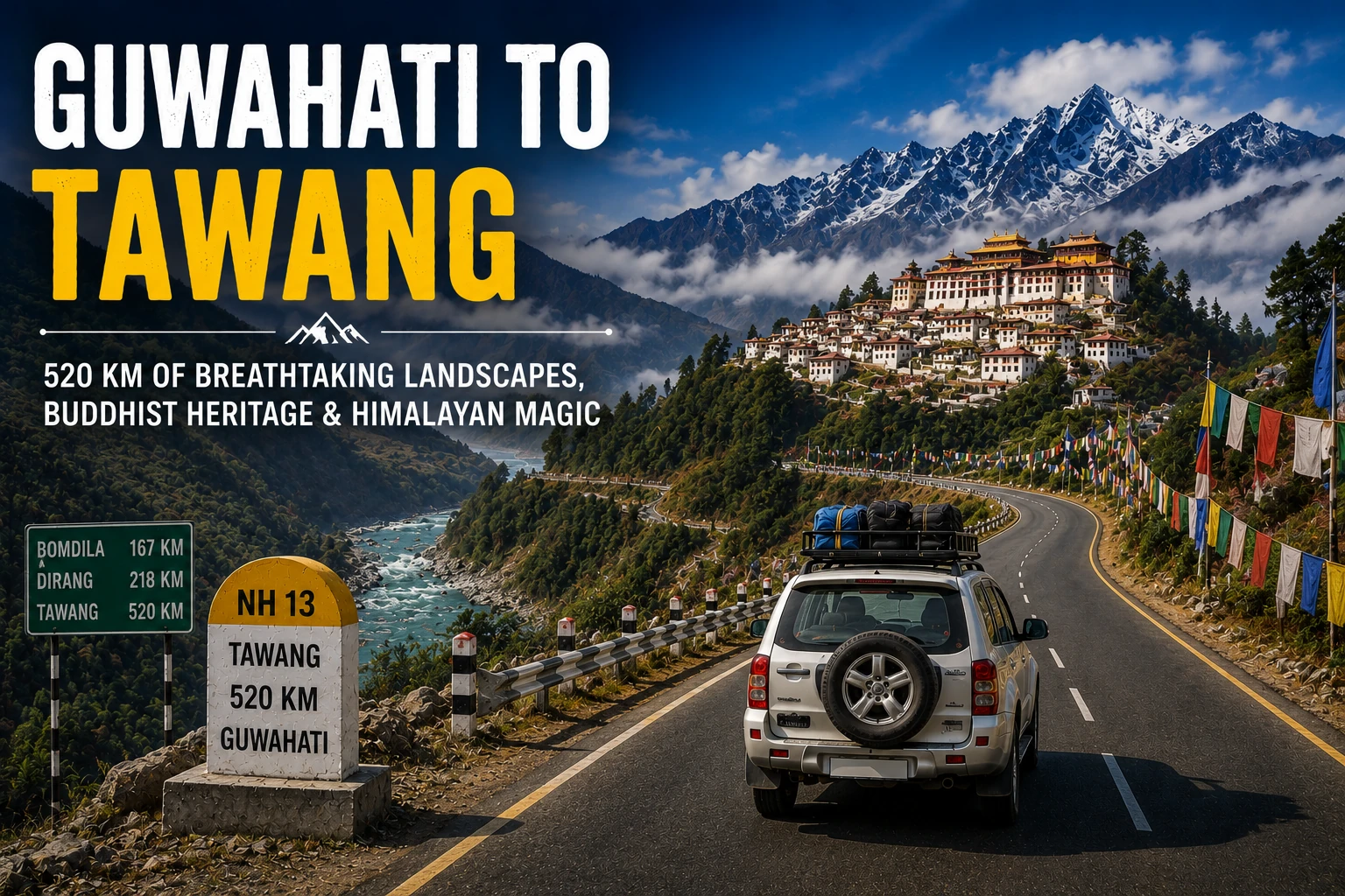 guwahati to tawang